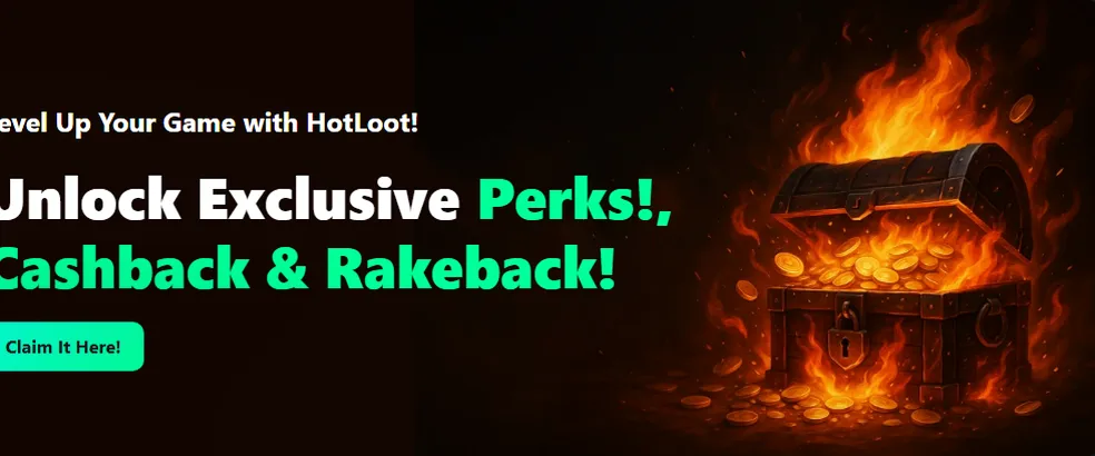 HotLoot Casino — Up to €3,500 + 200 Free Spins, split across the first four deposits, min. €20 deposit